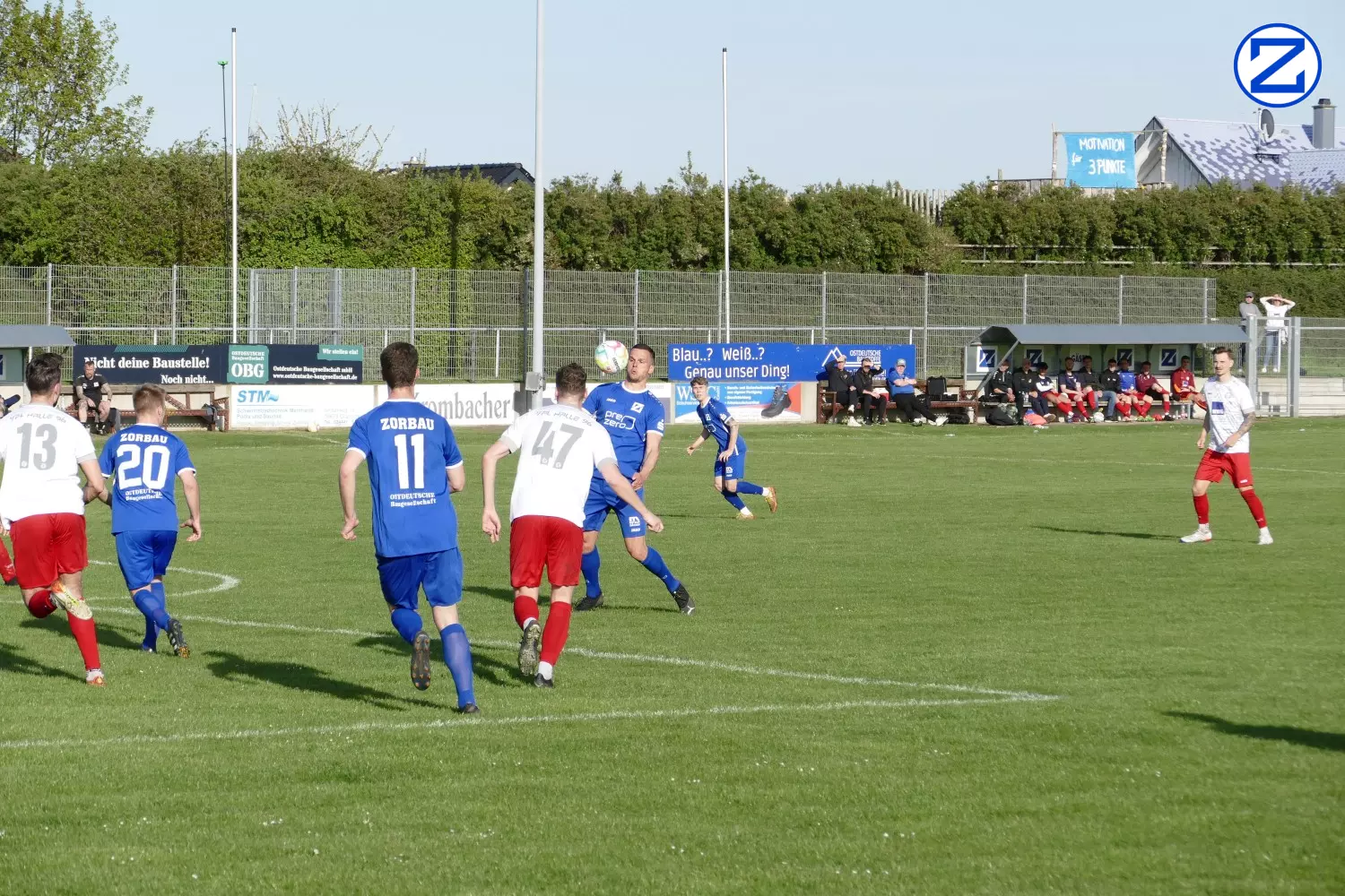Bild: SV Blau-Weiß Zorbau - VfL Halle 1896 0:1 (0:0) - Zorbau Vfl Halle019
