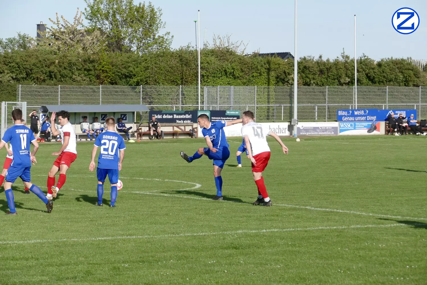 Bild: SV Blau-Weiß Zorbau - VfL Halle 1896 0:1 (0:0) - Zorbau Vfl Halle020