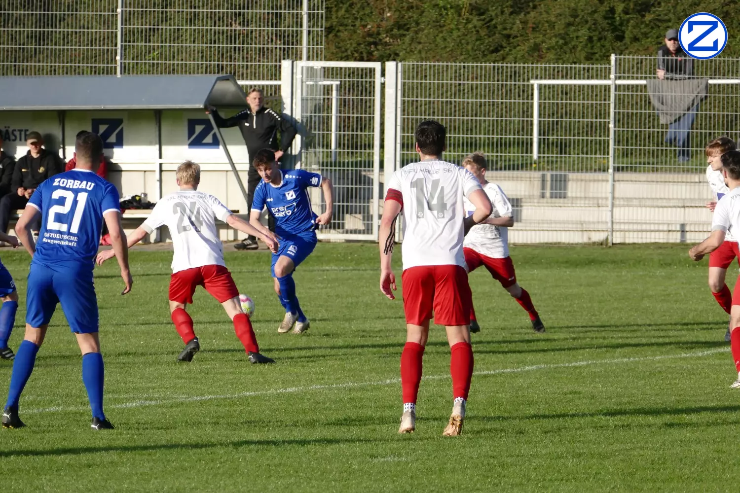 Bild: SV Blau-Weiß Zorbau - VfL Halle 1896 0:1 (0:0) - Zorbau Vfl Halle047