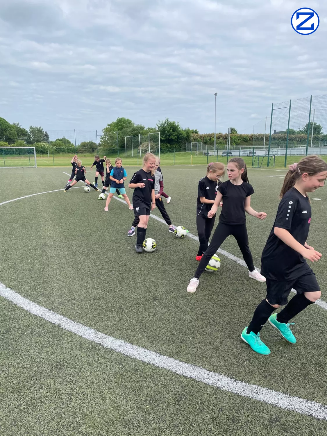 Bild: Tag des Mädchenfußball am 02.06.2023 in ZORBAU - Zorbau002