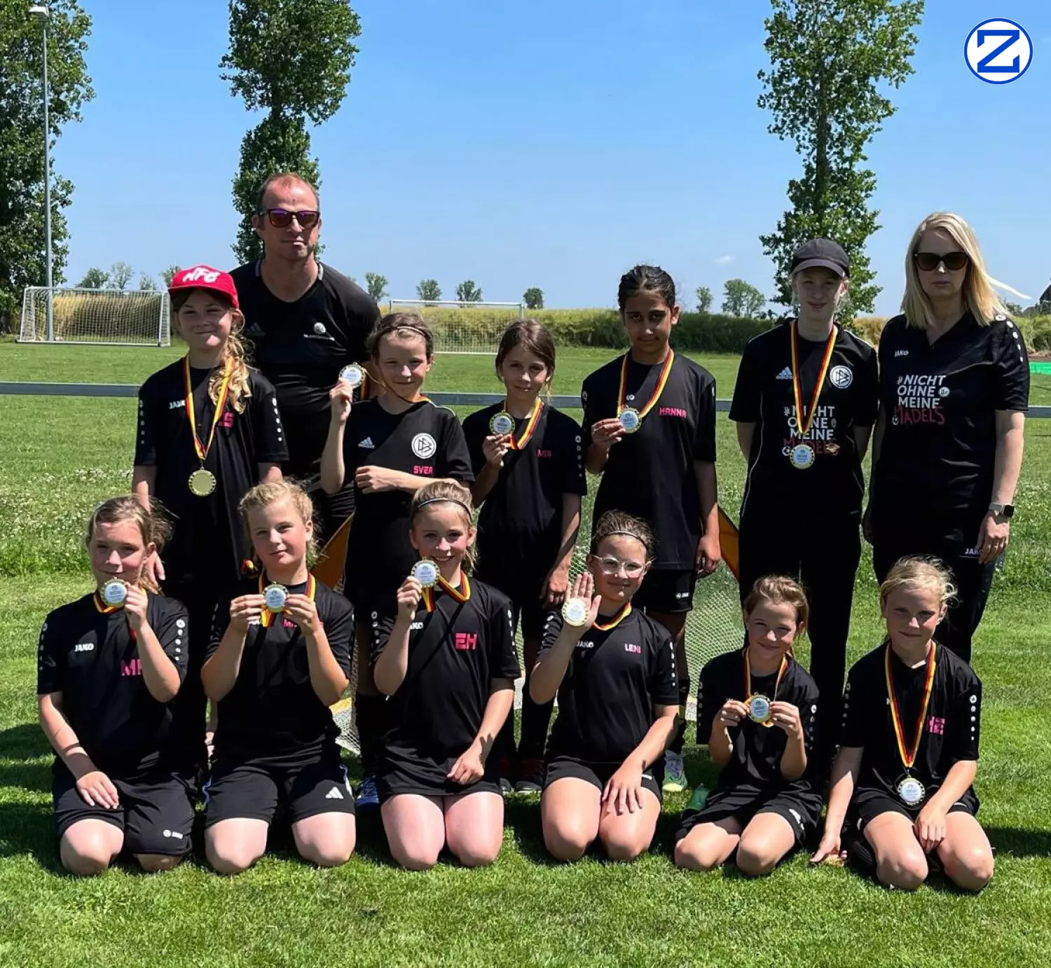 Bild: 1. Auftritt der E/F-Juniorinnen - Zorbau003