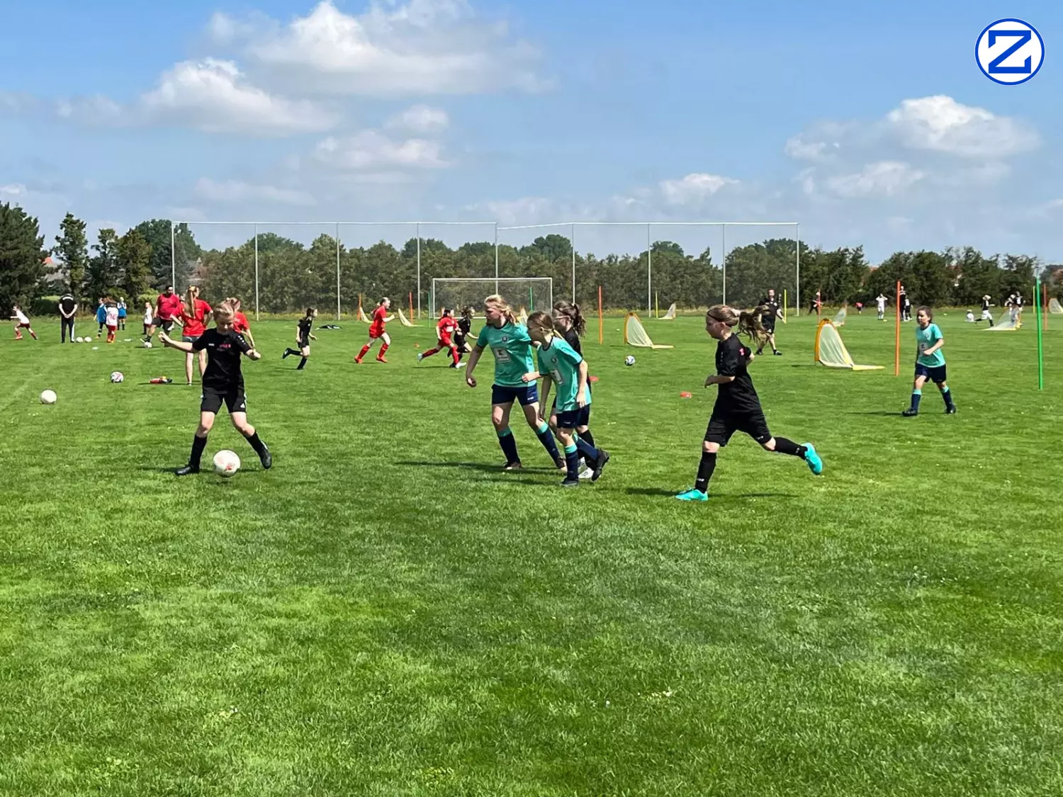 Bild: 1. Auftritt der E/F-Juniorinnen - Zorbau006