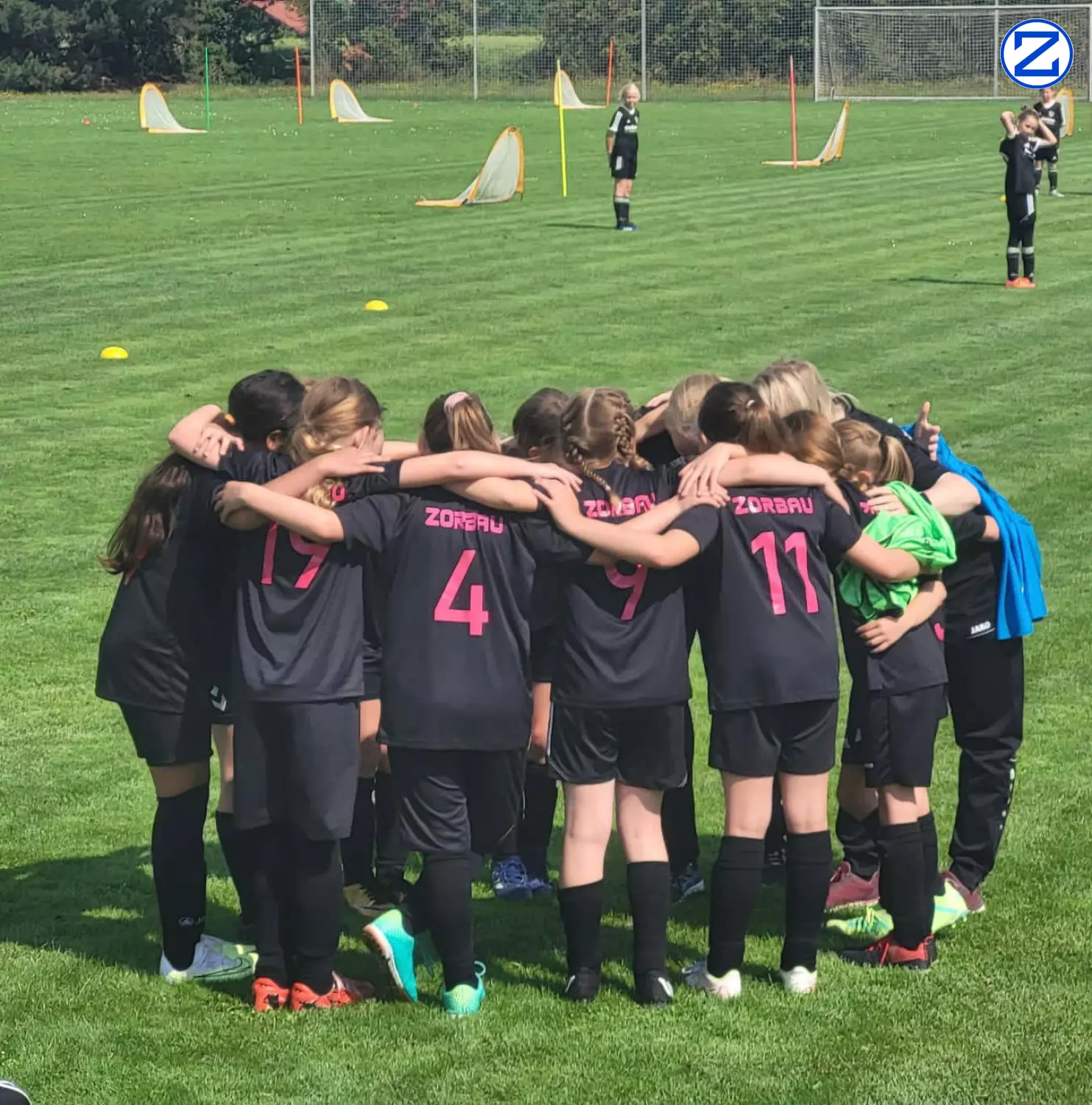 Bild: 1. Auftritt der E/F-Juniorinnen - Zorbau009