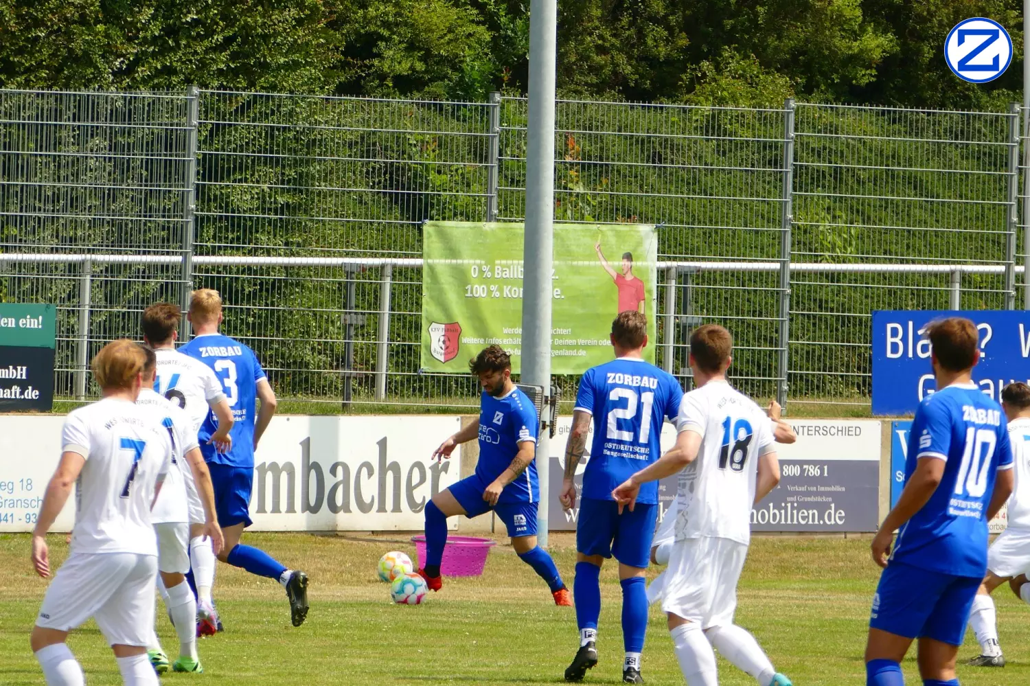 Bild: SV Blau-Weiß Zorbau - TSV Gera-Westvororte 4:1 (0:0) - Zorbau Gera Westvororte 1012
