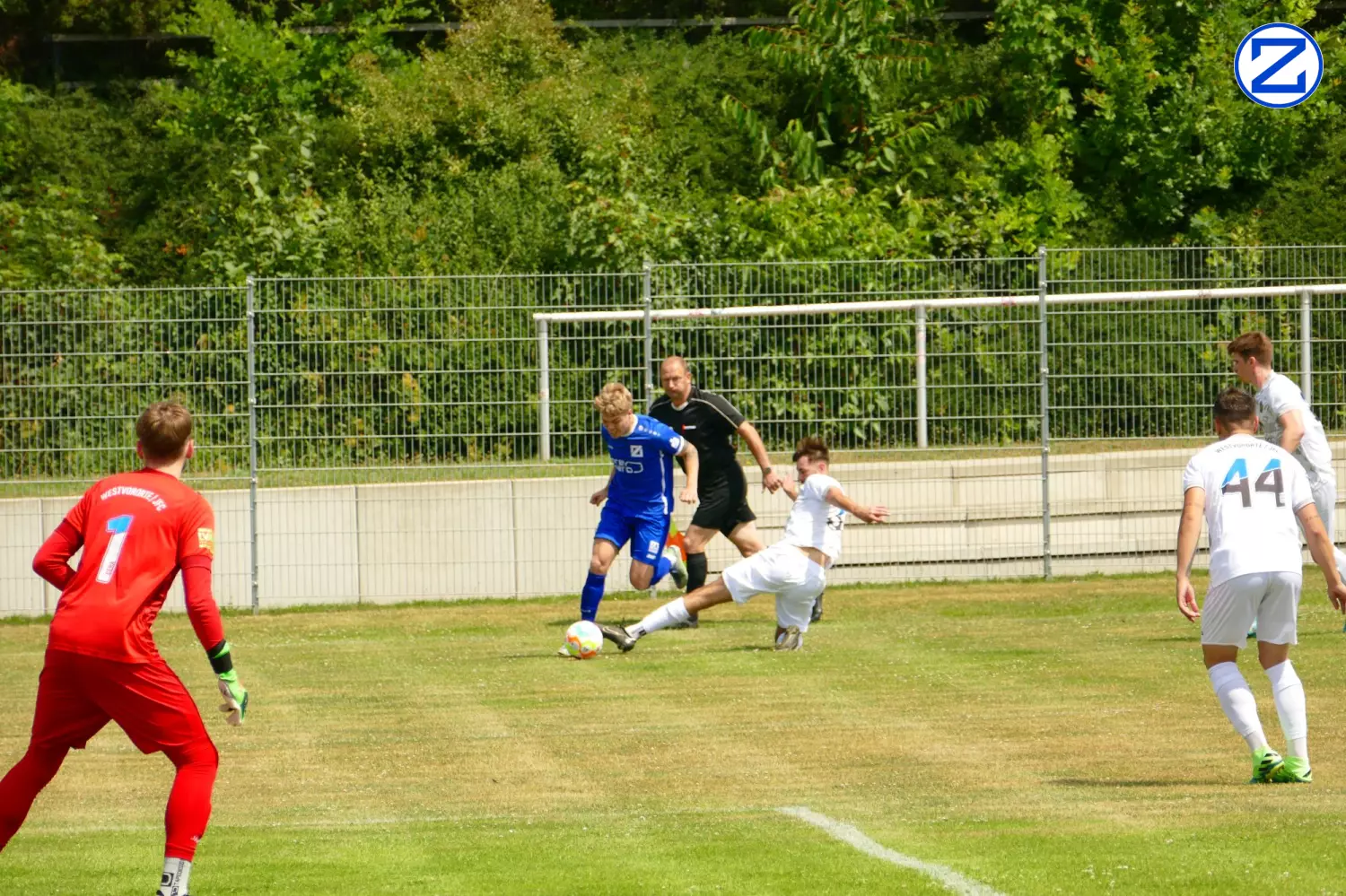 Bild: SV Blau-Weiß Zorbau - TSV Gera-Westvororte 4:1 (0:0) - Zorbau Gera Westvororte 1015