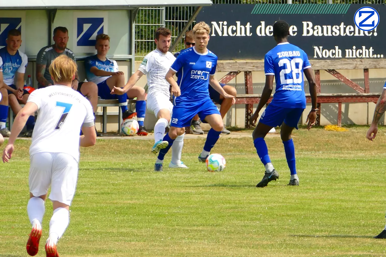 Bild: SV Blau-Weiß Zorbau - TSV Gera-Westvororte 4:1 (0:0) - Zorbau Gera Westvororte 1020