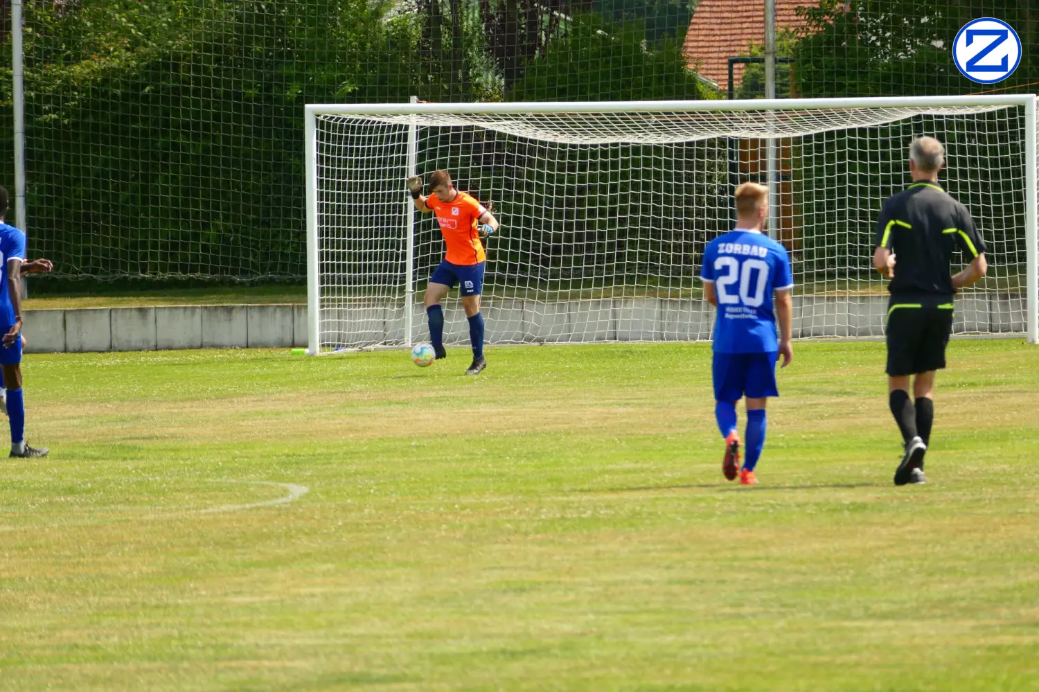 Bild: SV Blau-Weiß Zorbau - TSV Gera-Westvororte 4:1 (0:0) - Zorbau Gera Westvororte 1030