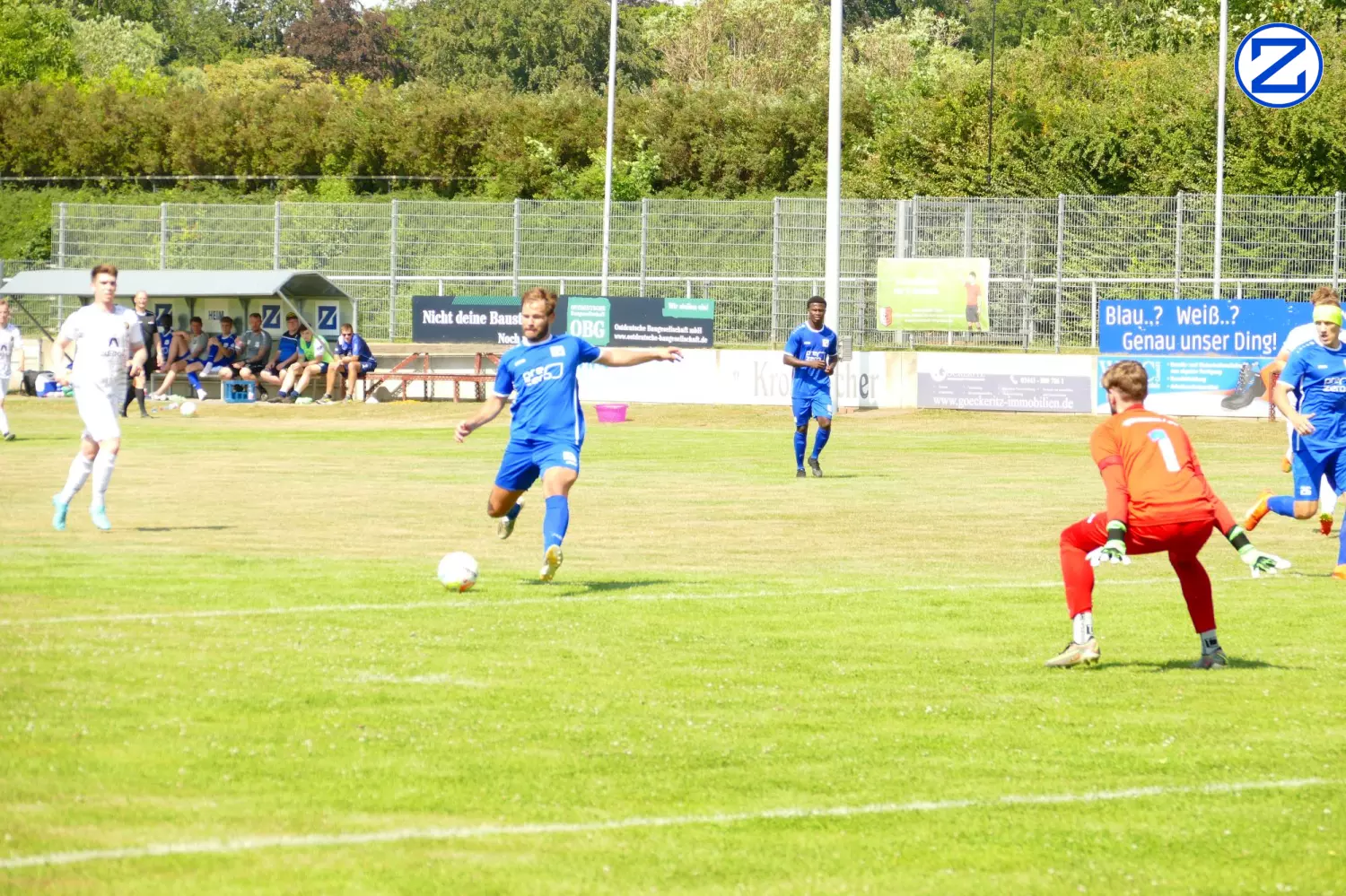 Bild: SV Blau-Weiß Zorbau - TSV Gera-Westvororte 4:1 (0:0) - Zorbau Gera Westvororte 2022