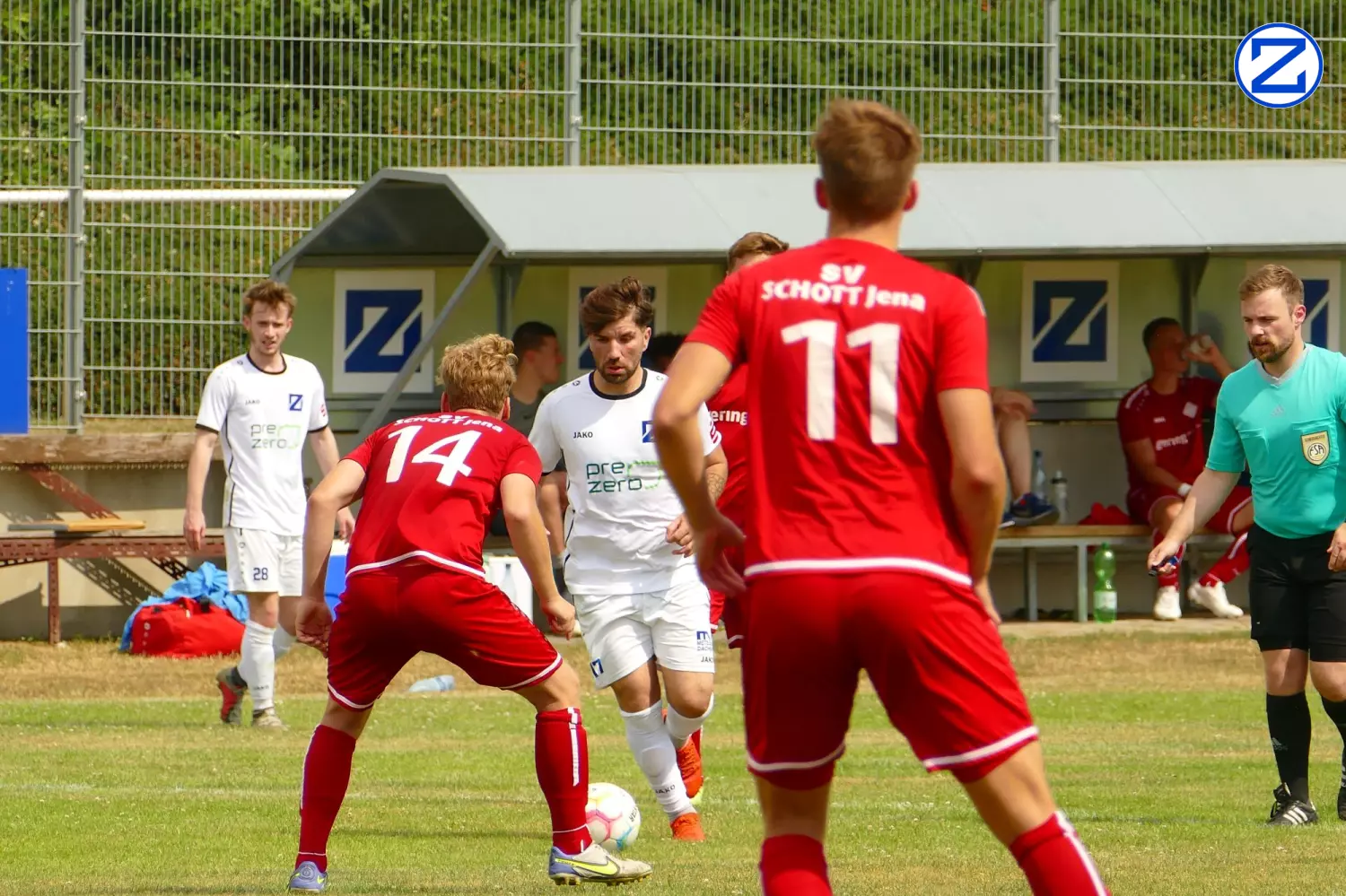 Bild: SV Blau-Weiß Zorbau - SV Schott Jena 0:2 - Schott Jena031