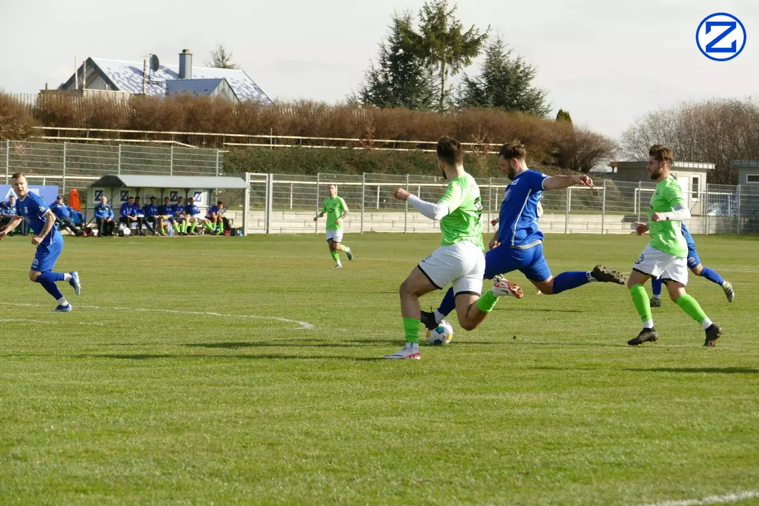 Bild: SV Blau-Weiß Zorbau - 1. FC Bitterfeld-Wolfen 1:6 (0:3) - Bitterfeld Wolfen011