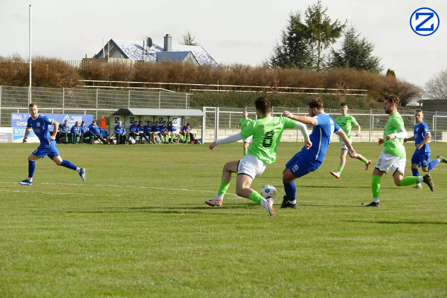 Bild: SV Blau-Weiß Zorbau - 1. FC Bitterfeld-Wolfen 1:6 (0:3) - Bitterfeld Wolfen012