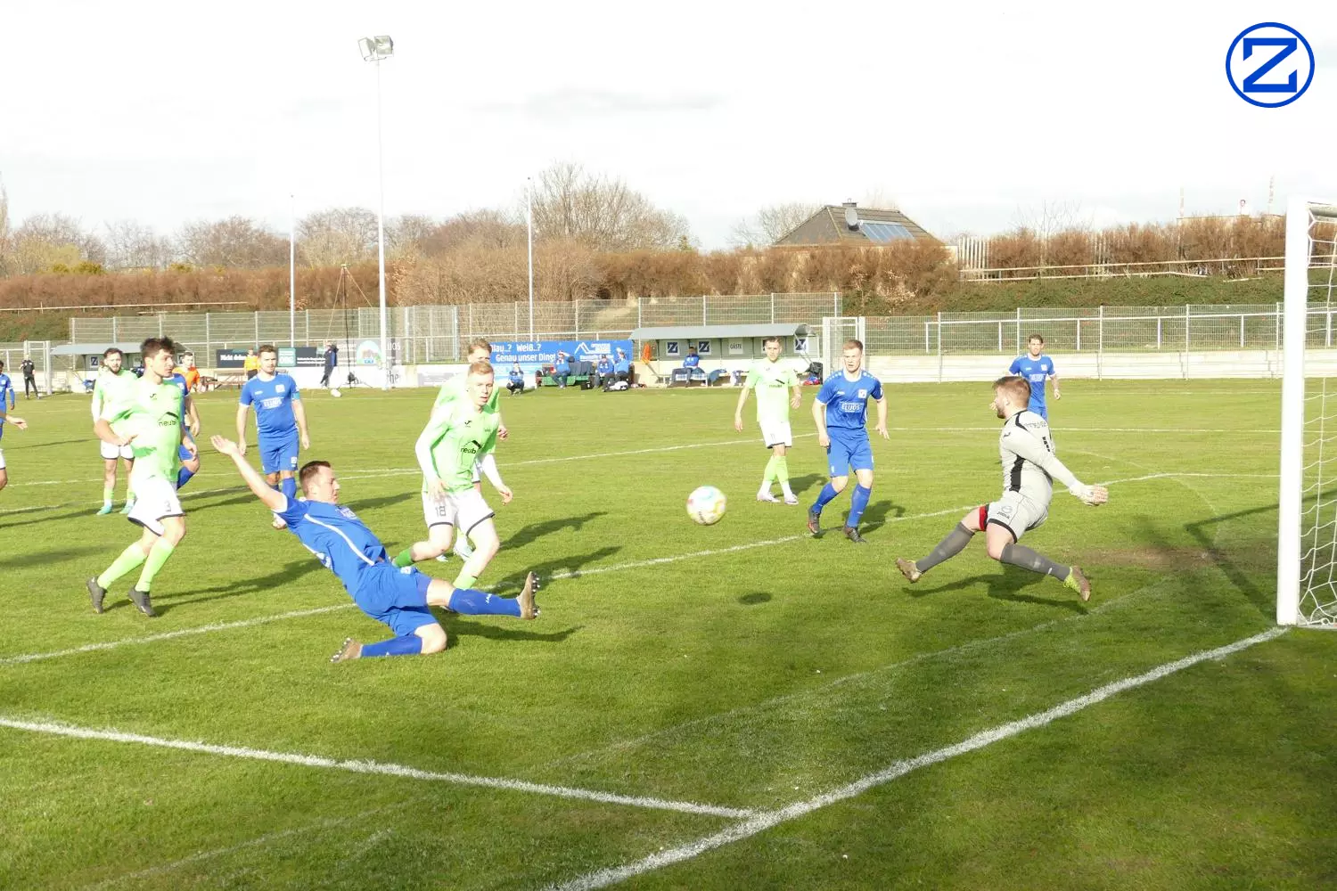 Bild: SV Blau-Weiß Zorbau - 1. FC Bitterfeld-Wolfen 1:6 (0:3) - Bitterfeld Wolfen042