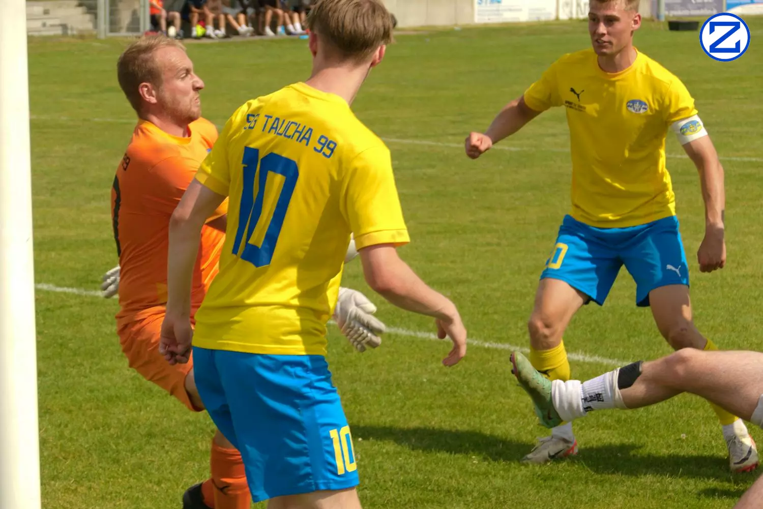 Bild: SV Blau-Weiß Zorbau - SG Taucha 99 0:1 - Taucha020