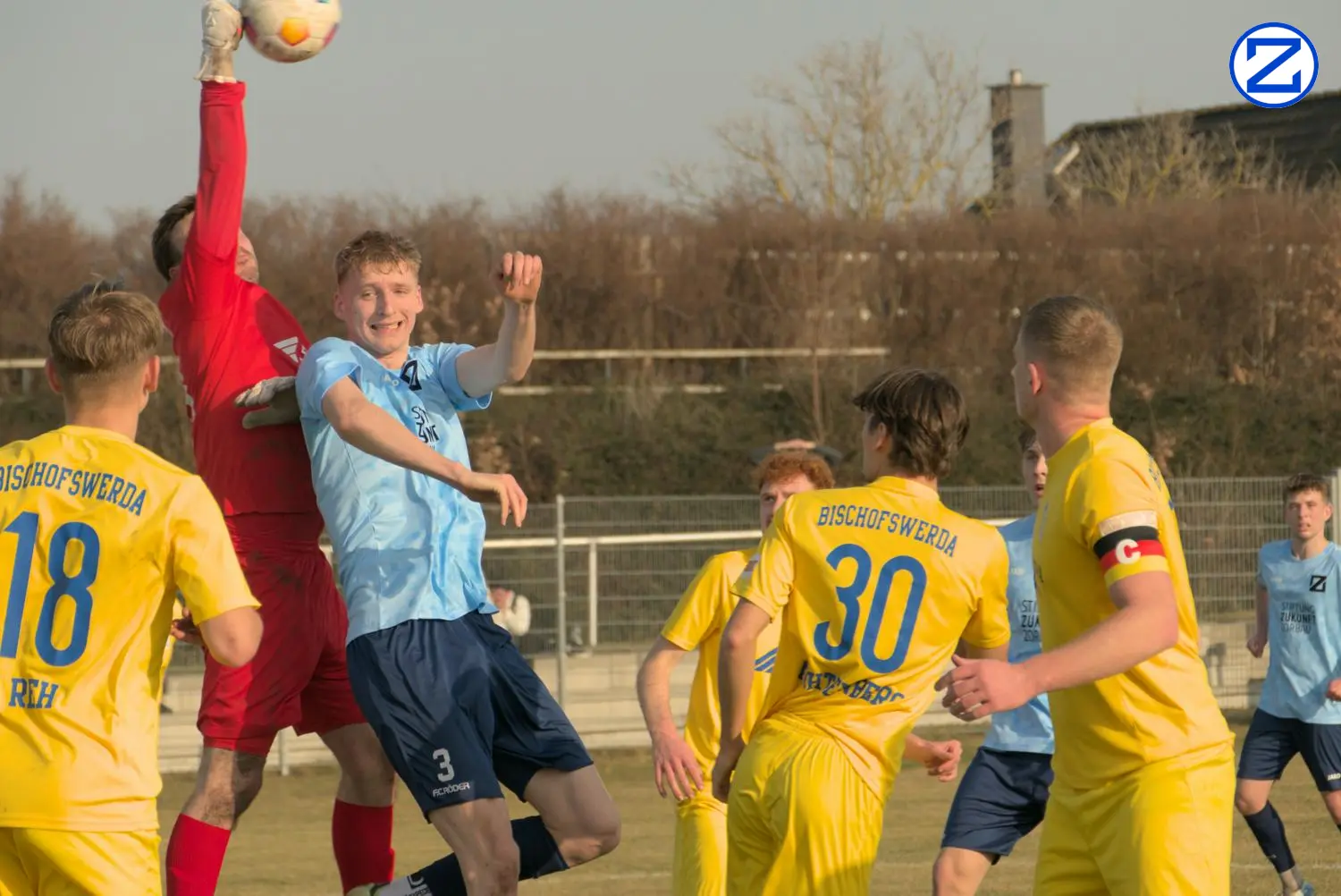 Bild: SV Blau-Weiß Zorbau - Bischofswerdaer FV 08 1:1 (1:1) - Bfv009